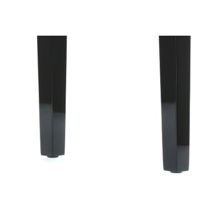 GEWA Deluxe Leather Panca per Pianoforte Regolabile Nero Lucido
