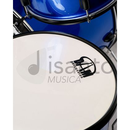 Batteria Acustica Cassa 22" Completa 5 pezzi Nera