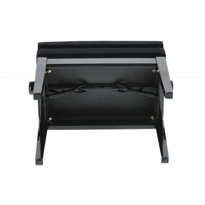 GEWA Panca per Pianoforte Deluxe Compartment Nero Lucido
