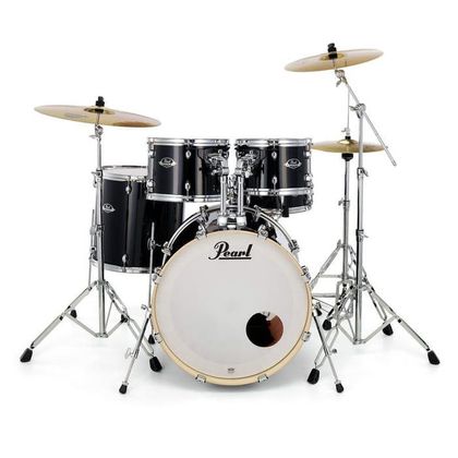 Pearl Export EXX725FBR Jet Black Batteria acustica completa nera