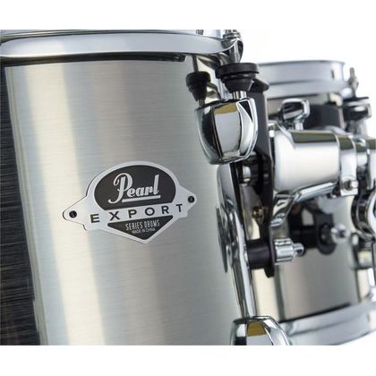 Pearl Export EXX725SBR/C21 Smokey Chrome Batteria acustica completa cromata + Sabian Omaggio