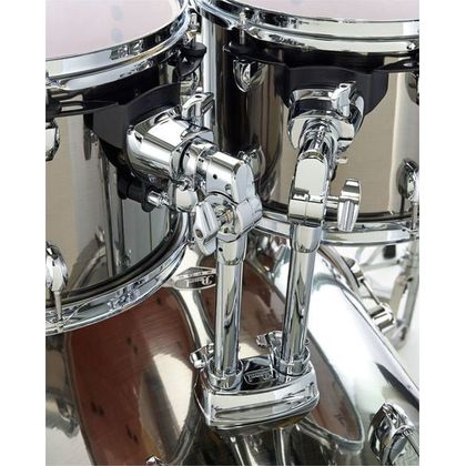 Pearl Export EXX725SBR/C21 Smokey Chrome Batteria acustica completa cromata + Sabian Omaggio