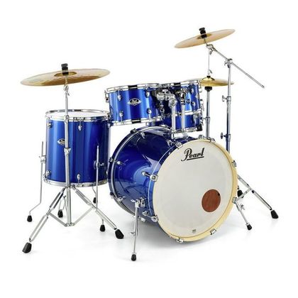 Pearl Export EXX725FBR High Voltage Blue Batteria acustica completa blu