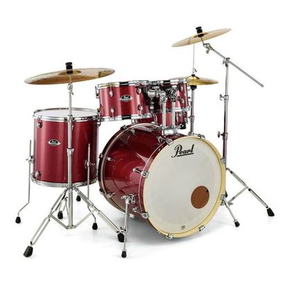 Pearl Export EXX725FBR Red Wine batteria acustica completa rossa