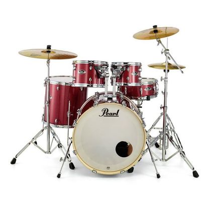 Pearl Export EXX725FBR Red Wine batteria acustica completa rossa