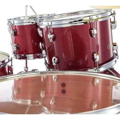 Pearl Export EXX725FBR Red Wine batteria acustica completa rossa