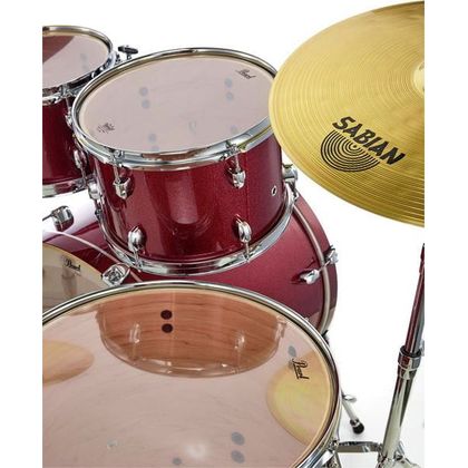 Pearl Export EXX725FBR Black Cherry Glitter Batteria acustica completa rossa