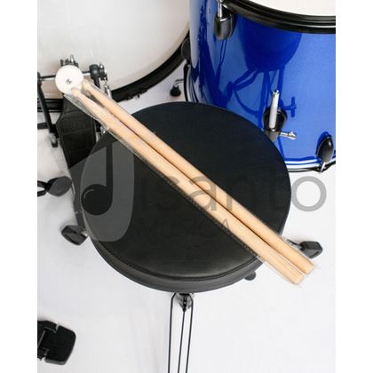 Batteria Acustica Cassa 22" Completa 5 pezzi Rossa