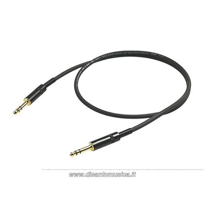 Proel CHL140LU3 Cavo stereo Jack - Jack 6.3mm 3 mt.