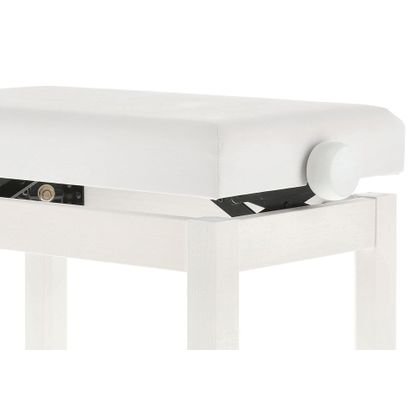 GEWA PURE Panca per piano Student Bianco satinato
