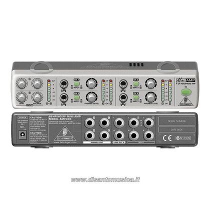 BEHRINGER AMP800 Mini Amplificatore per cuffie