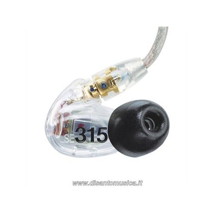 Shure SE315 CLE Auricolari ad isolamento acustico trasparenti