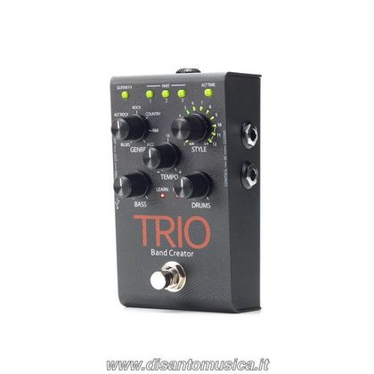 Digitech TRIO Band Creator Effetto a pedale per generare suoni di batteria e basso