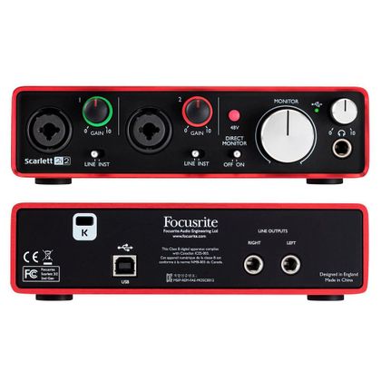 FOCUSRITE Scarlett 2i2 (2nd Generation)