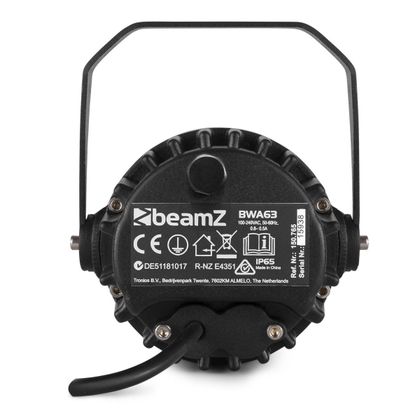 Beamz BWA63 LED AluPAR IP65 6x3W RGB IP65