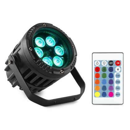 Beamz BWA63 LED AluPAR IP65 6x3W RGB IP65