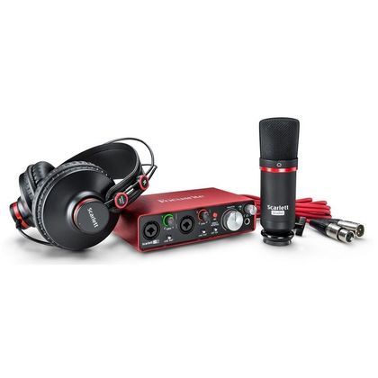 FOCUSRITE Scarlett 2i2 Studio Pack 2' Generazione Kit scheda audio + microfono + cuffie