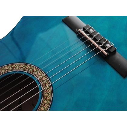 Darestone CG44BL Chitarra classica da studio Blu