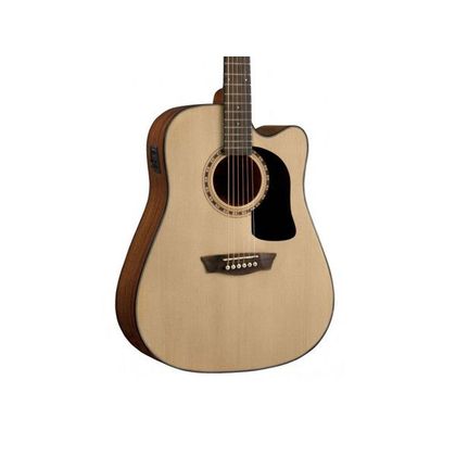 Washburn AD5CE Chitarra acustica elettrificata naturale