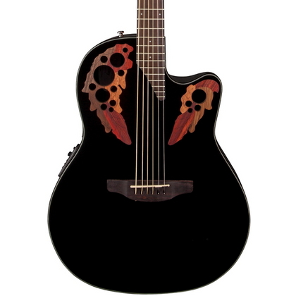 Ovation Celebrity Elite Mid Depth CE44-5-G Black Chitarra acustica elettrificata