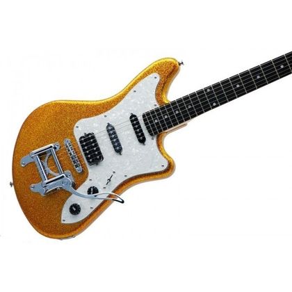 Eko Camaro Gold Sparkle Italian Designed Chitarra elettrica