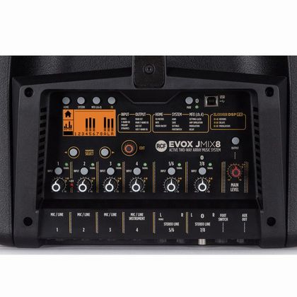 RCF EVOX JMIX8 Sitema amplificato Line Array 2 vie con Mixer 1400W