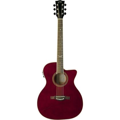 EKO NXT 018 CW Eq Wine Red Chitarra acustica amplificata