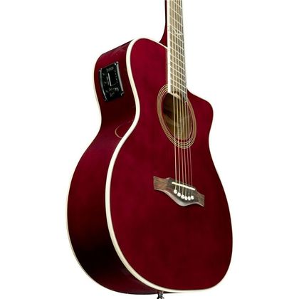 EKO NXT 018 CW Eq Wine Red Chitarra acustica amplificata