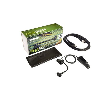 SHURE PGA98H XLR Microfono a clip condensatore per fiati o percussioni