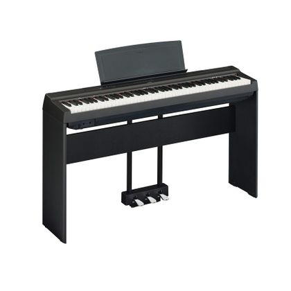 Yamaha P125A Black Pianoforte digitale con stand + pedaliera + cuffie + copritastiera omaggio