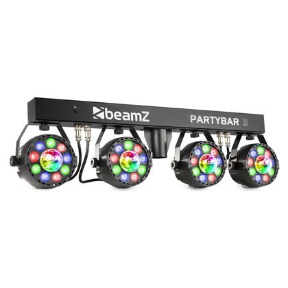 Beamz PartyBar3 4PAR 9x1W RGB MagicBall Barra con 4 Parled