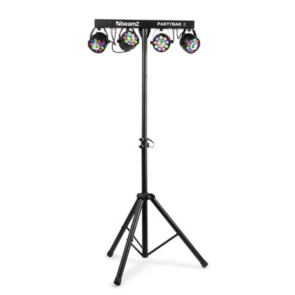 Beamz PartyBar3 4PAR 9x1W RGB MagicBall Barra con 4 Parled