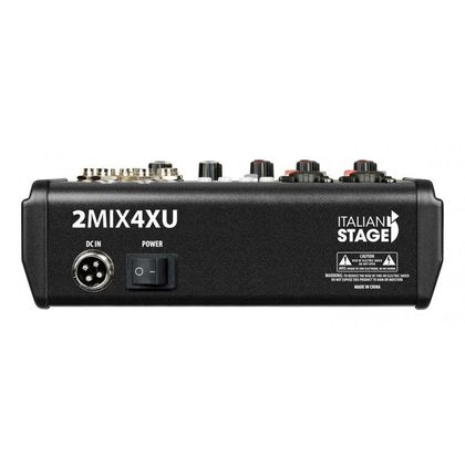 Italian Stage 2MIX4XU Mixer usb bluetooth 4 canali con effetti