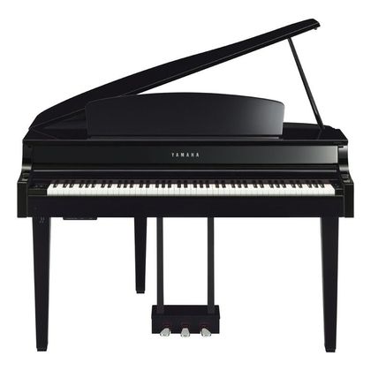 Yamaha Clavinova CLP665GP Polished Ebony Pianoforte digitale a coda nero lucido