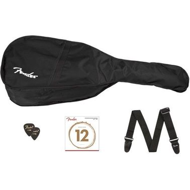 Fender FA115 V2 Pack Chitarra acustica Natural con accessori