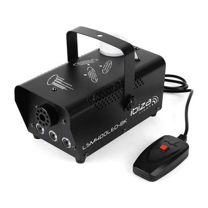 Ibiza LSM400LED Black Fog Machine - Macchina della nebbia 400W