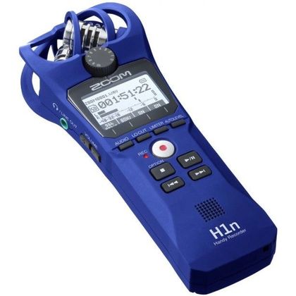ZOOM H1N Blue registratore digitale palmare blu