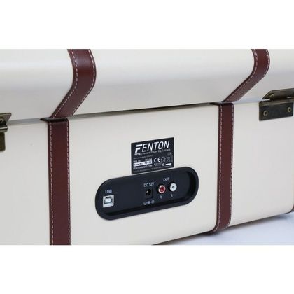 FENTON RP145 Giradischi USB con valigia Vintage e altoparlanti integrati