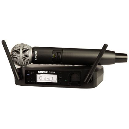 SHURE GLXD24E / SM58 Radiomicrofono wireless palmare per voce