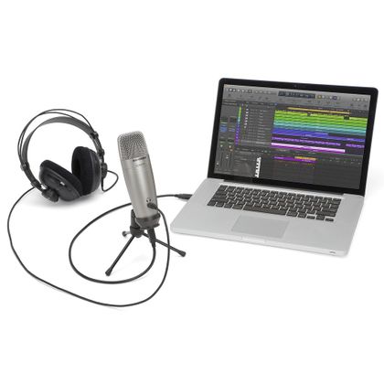 Samson C01U PRO Microfono a condensatore USB da studio