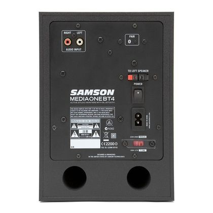 Samson MediaOne BT4 Coppia di monitor da studio 40W con Bluetooth