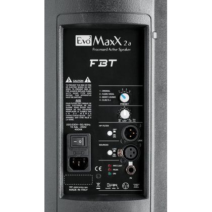 Impianto audio Professionale FBT EVO2MAXX 2A + MG10XUF + cavi omaggio