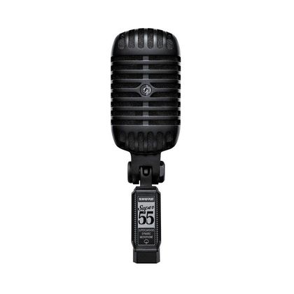 Shure Super 55 BLK Pitch Black Edition Microfono vintage anni 60 Nero