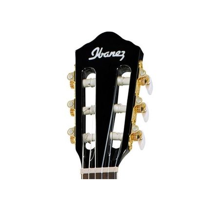 Ibanez AEG10NII BK Black High Gloss Chitarra classica elettrificata nera