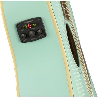 Fender Malibu Player Aqua Splash Chitarra acustica elettrificata
