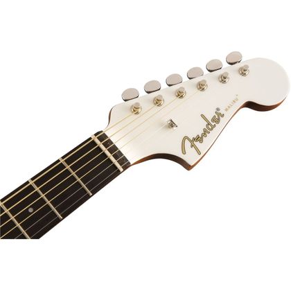 Fender Malibu Player Arctic Gold Chitarra acustica elettrificata bianca