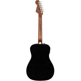 Fender Malibu Player Jetty Black Chitarra acustica elettrificata nera