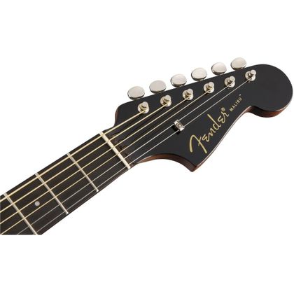 Fender Malibu Player Jetty Black Chitarra acustica elettrificata nera