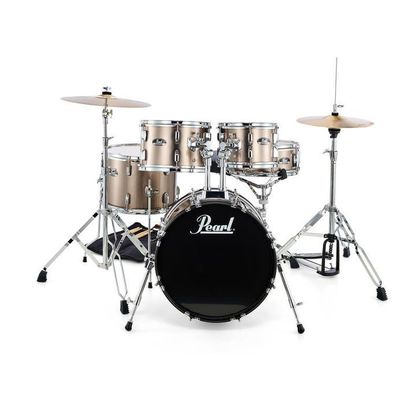 Pearl Roadshow RS585C C707 Bronze Metallic Batteria acustica con piatti e sgabello