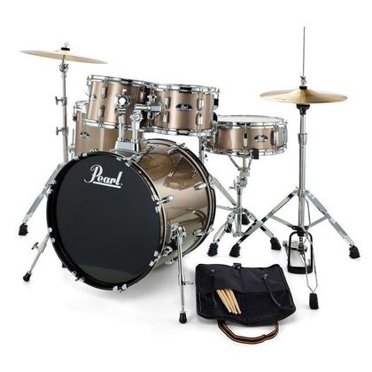 Pearl Roadshow RS525SC C707 Bronze Metallic Batteria acustica con piatti e sgabello